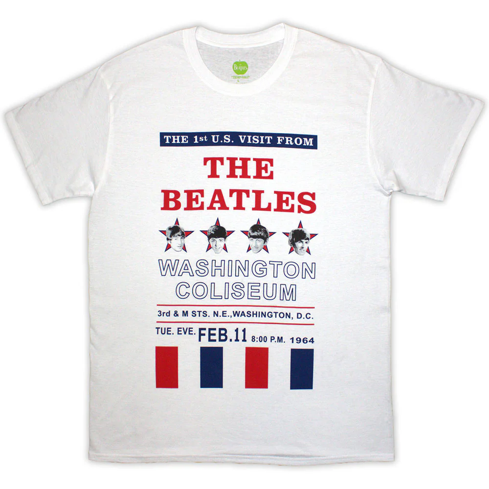 Beatles Washington '64 Stars & Stripes T-shirt