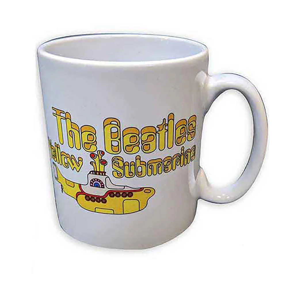 Beatles Yellow Submarine Logo & Sub Coffee Mug - Image 2