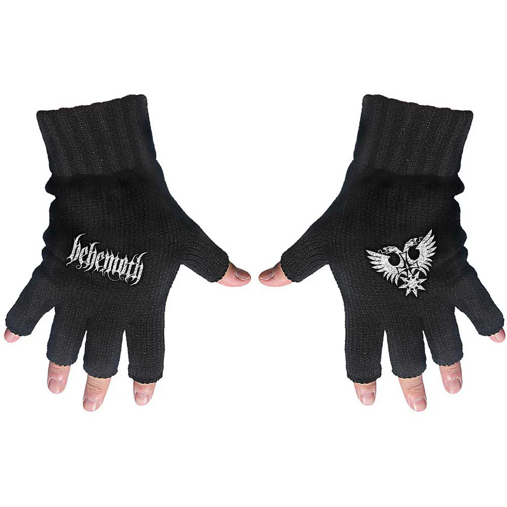 Behemoth Logo Knit Gloves