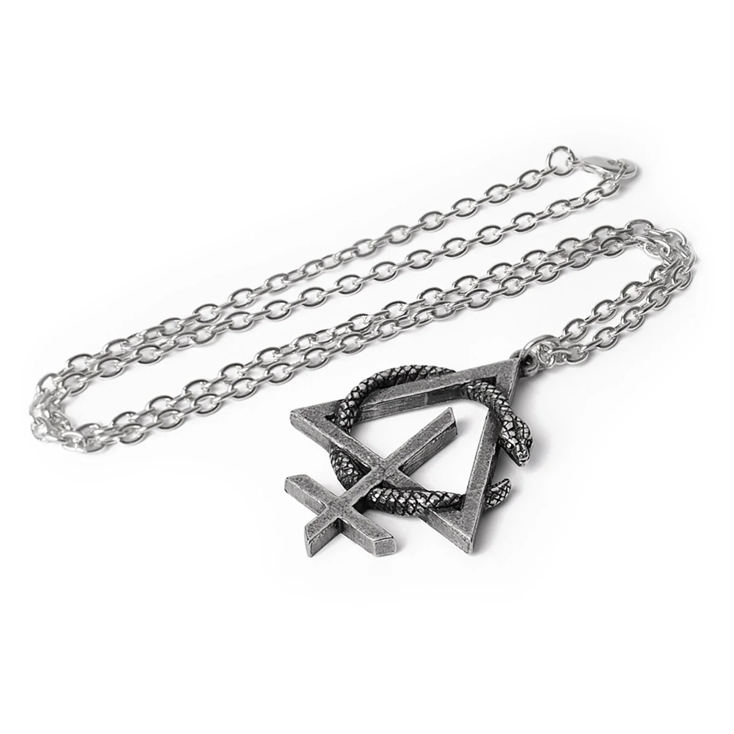 Behemoth Opvs Contra Natvram Snake Symbol Pendant Necklace - Image 2