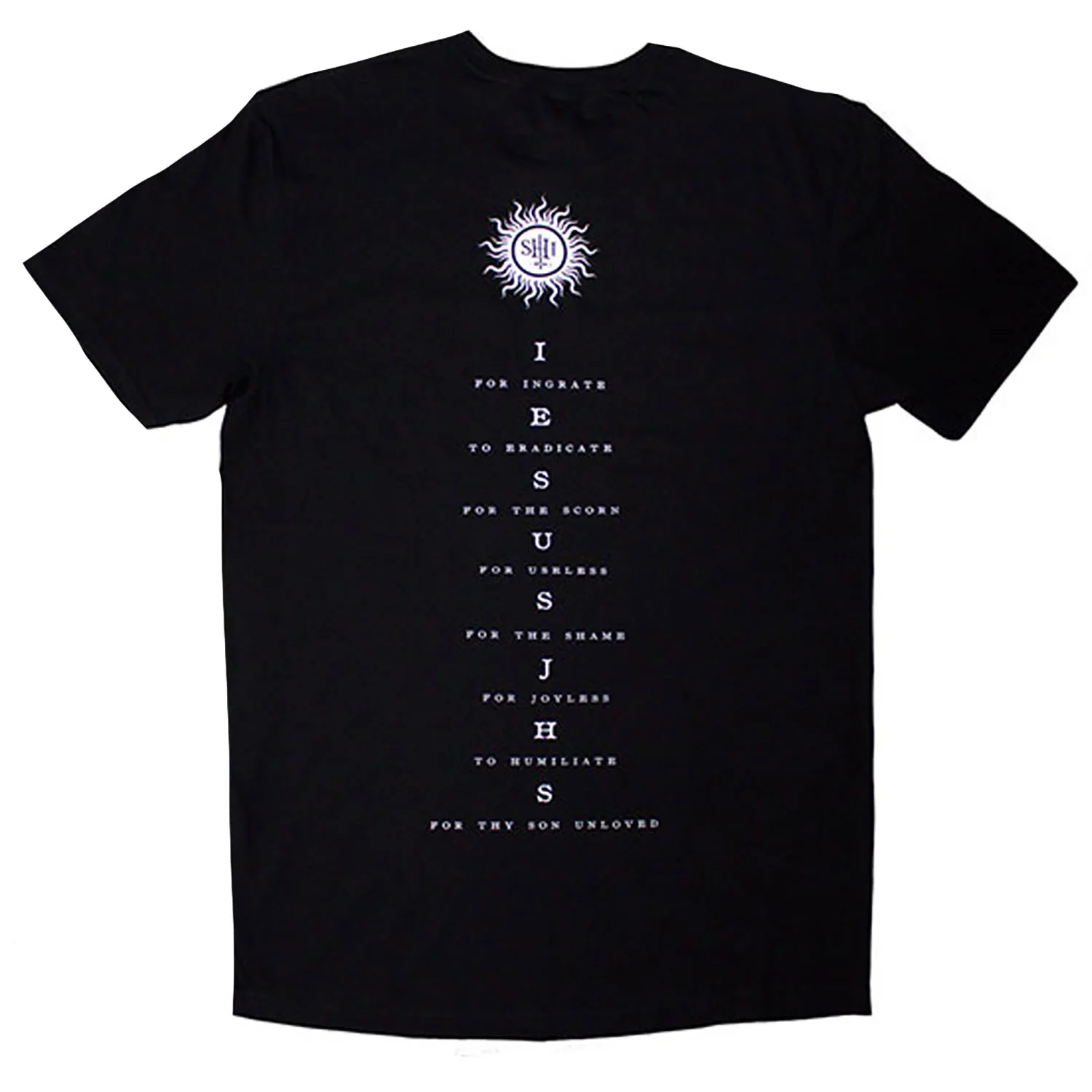Behemoth The Shit Ov God Vertical Logo Cover T-shirt - Image 2