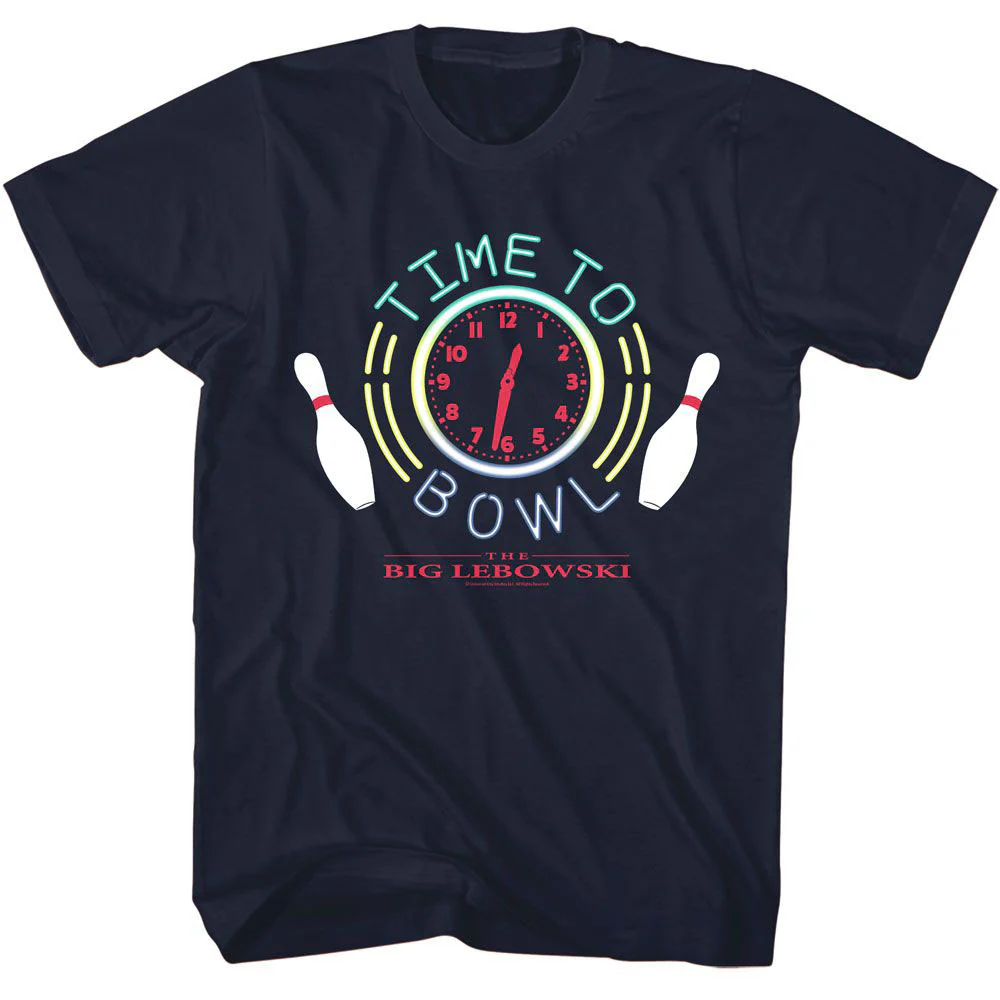 Big Lebowski The Big Lebowski Time To Bowl T-shirt