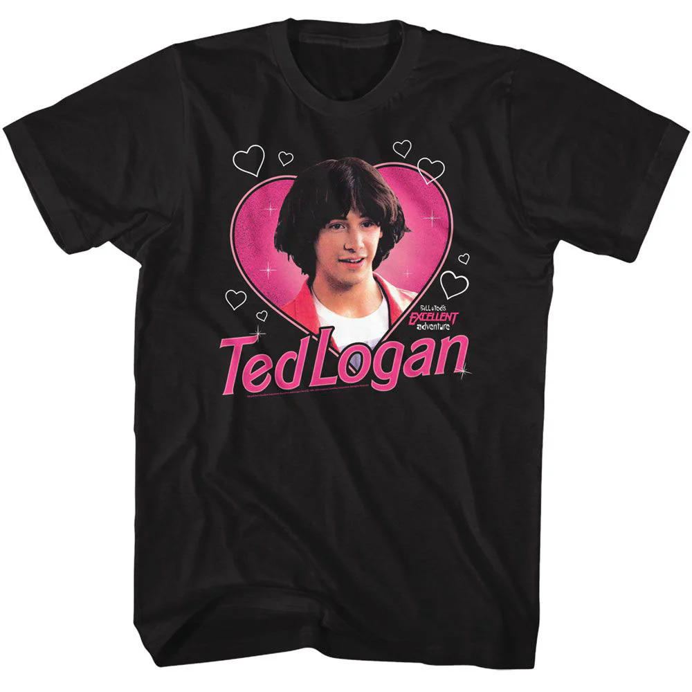Bill And Teds Excellent Adventure Bill And Ted Heartthrob Ted T-shirt