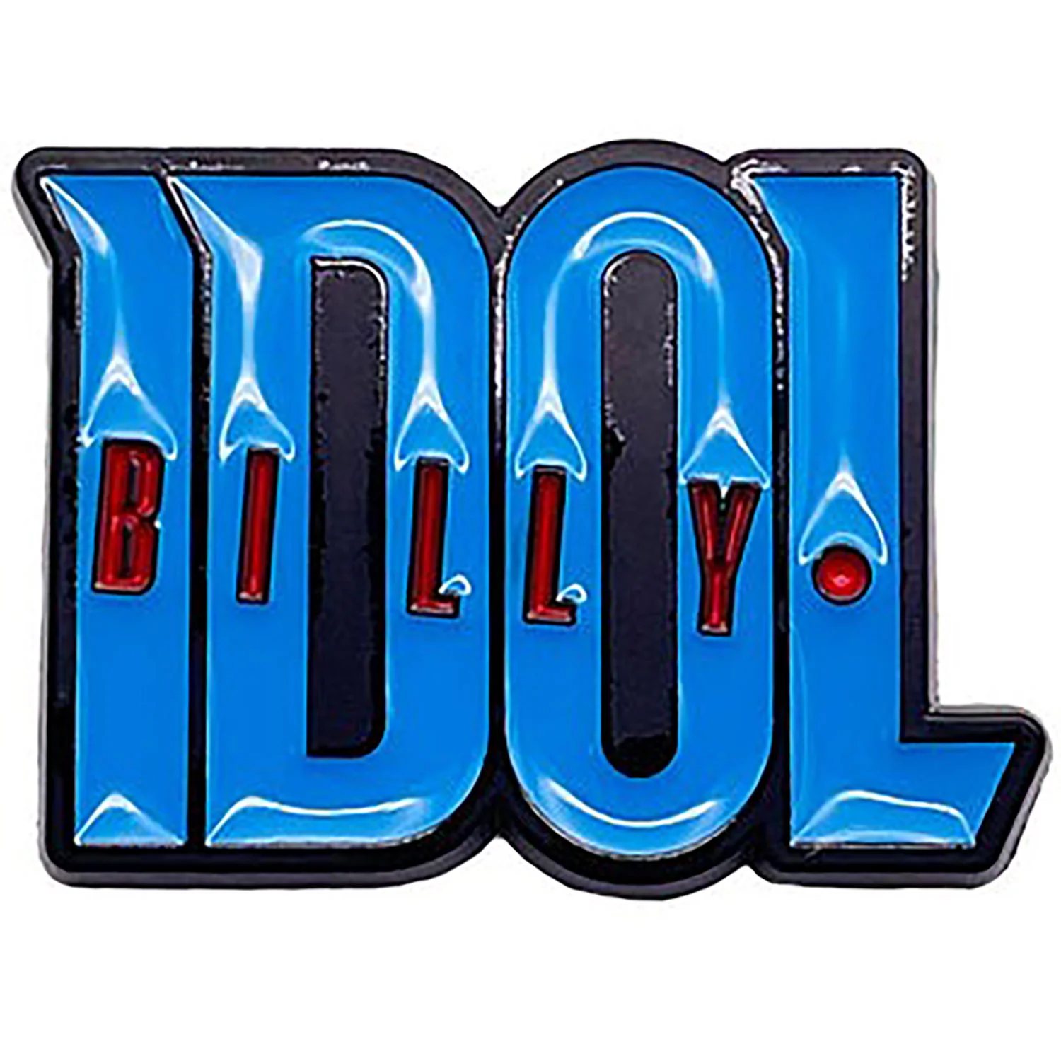 Billy Idol Logo Pewter Pin Badge - Image 2