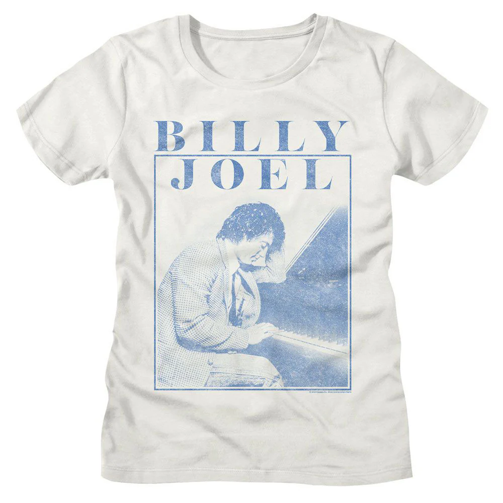 Billy Joel Billy Joel Playing Piano Photo Junior Top