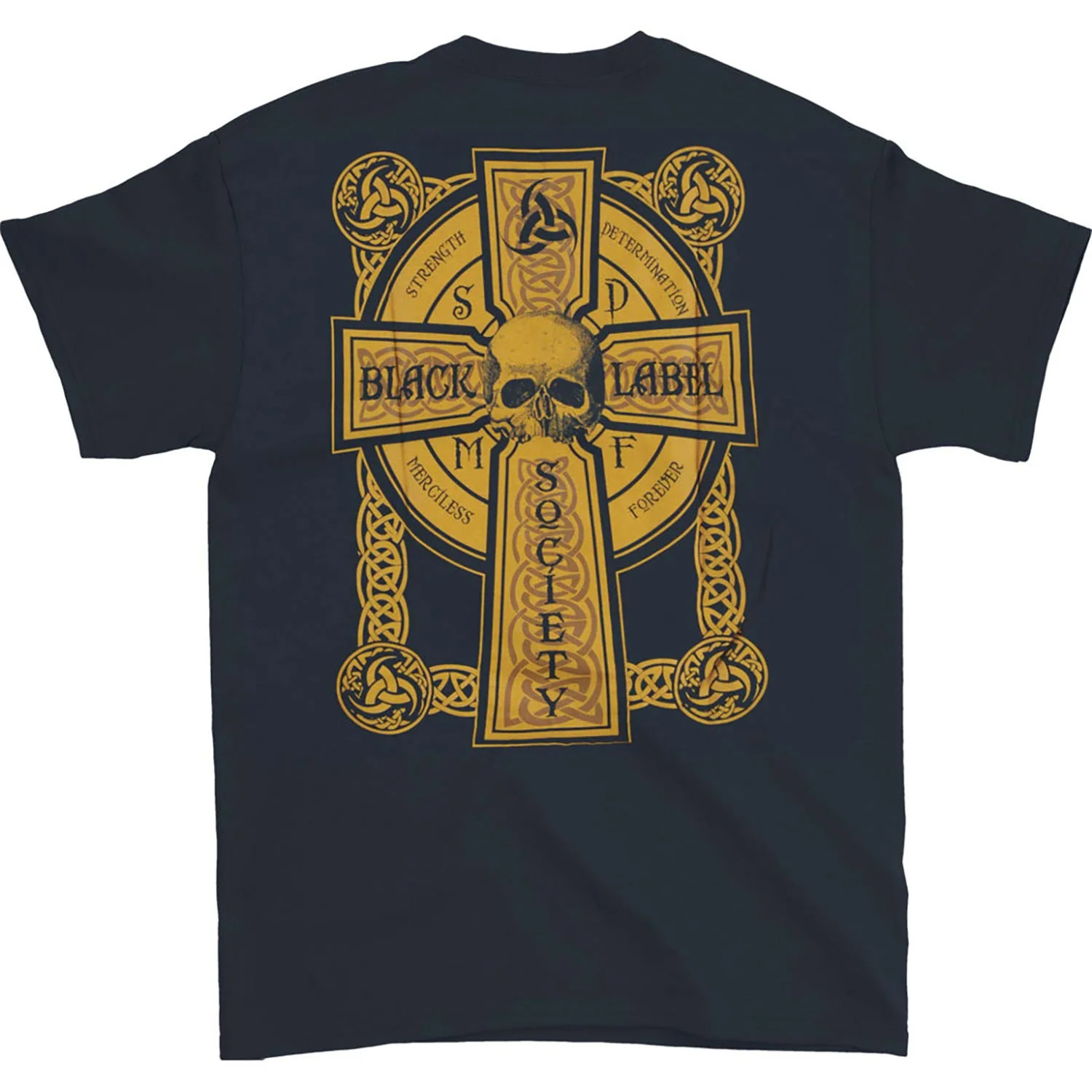 Black Label Society Navy Odin Demo Squad Tee T-shirt - Image 2