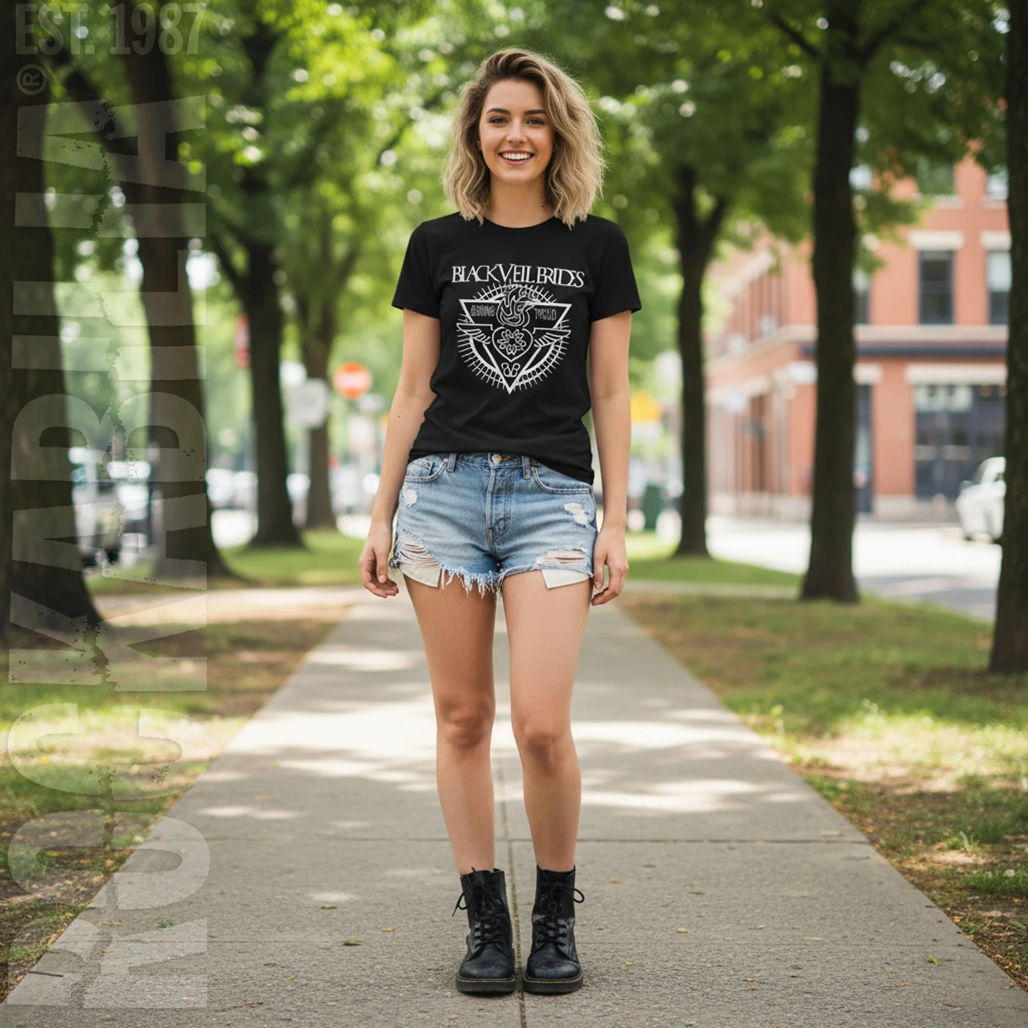 Black Veil Brides Burning Proud Junior Top - Image 2