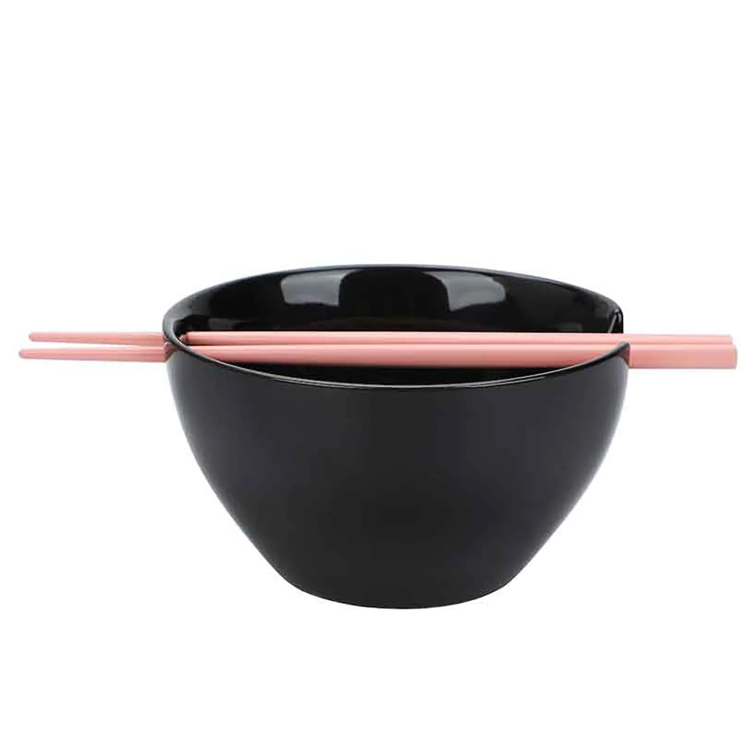 BlackPink 20 oz. Ceramic Ramen Bowl with Chopsticks Kitchenware - Image 2