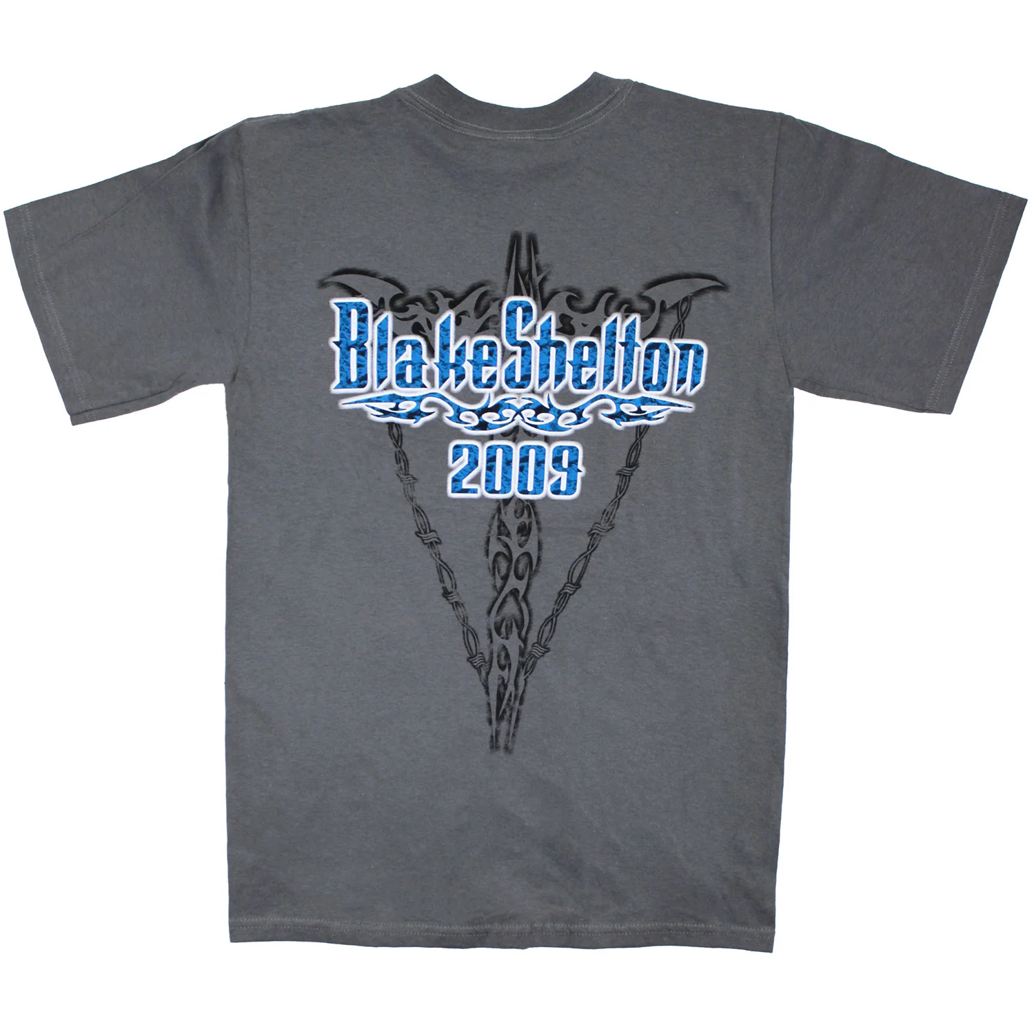 Blake Shelton 2009 Barbed Wire & Flames T-shirt - Image 2
