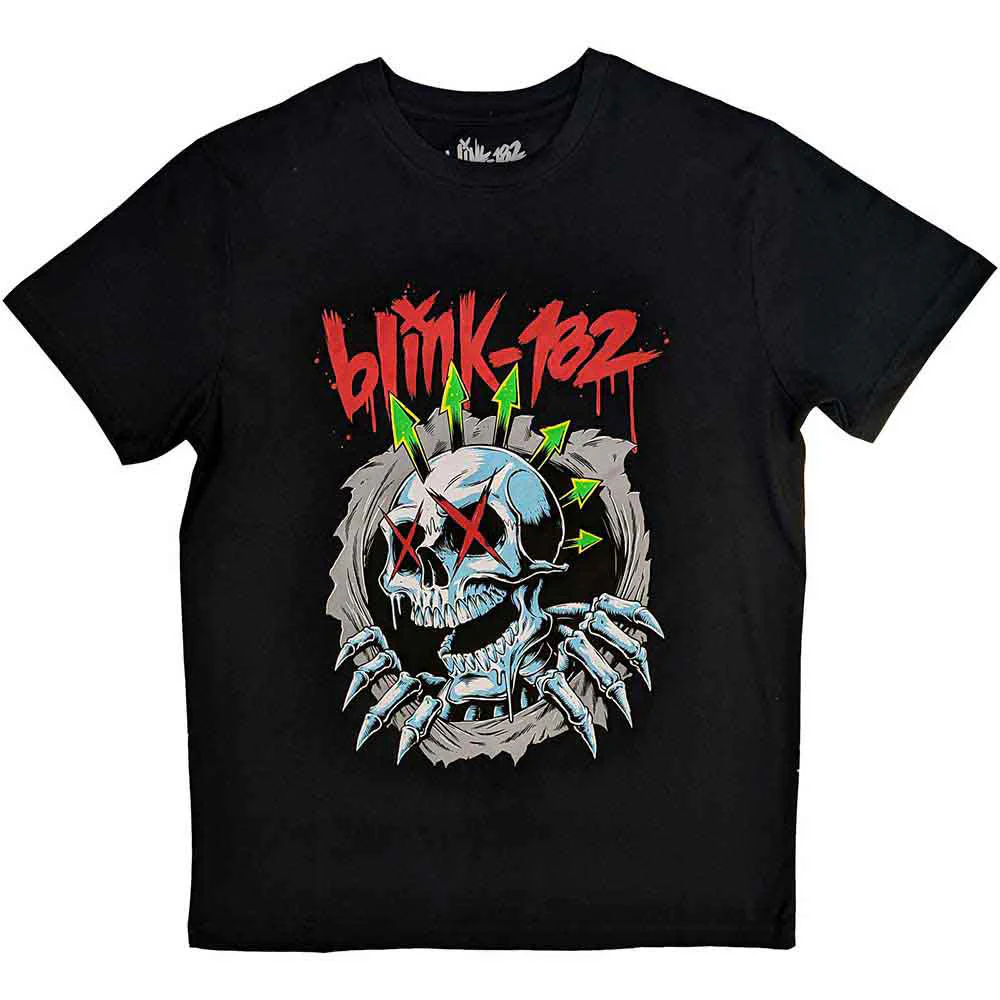 Blink 182 Six Arrow Skull T-shirt