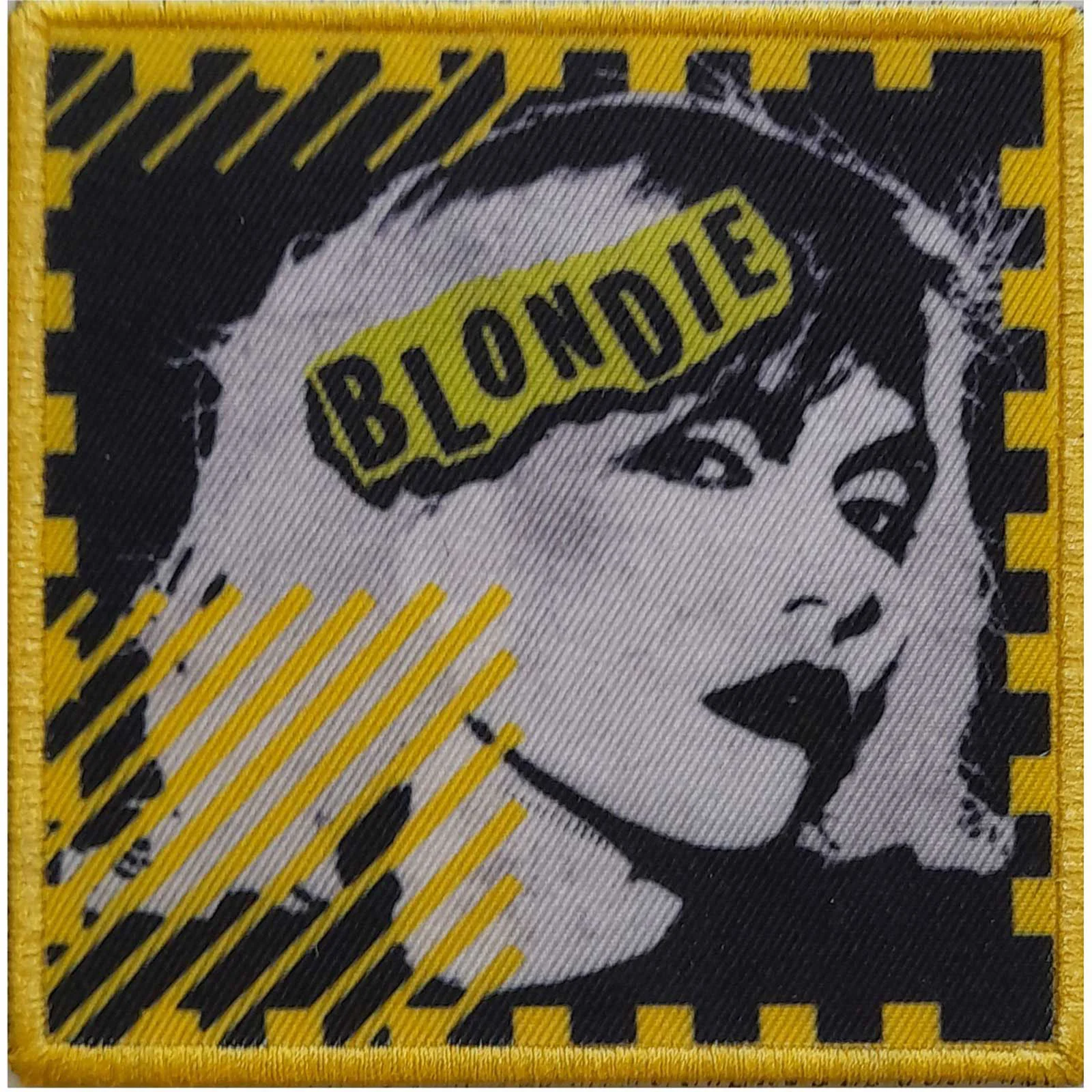 Blondie Punk Logo Mono Woven Patch