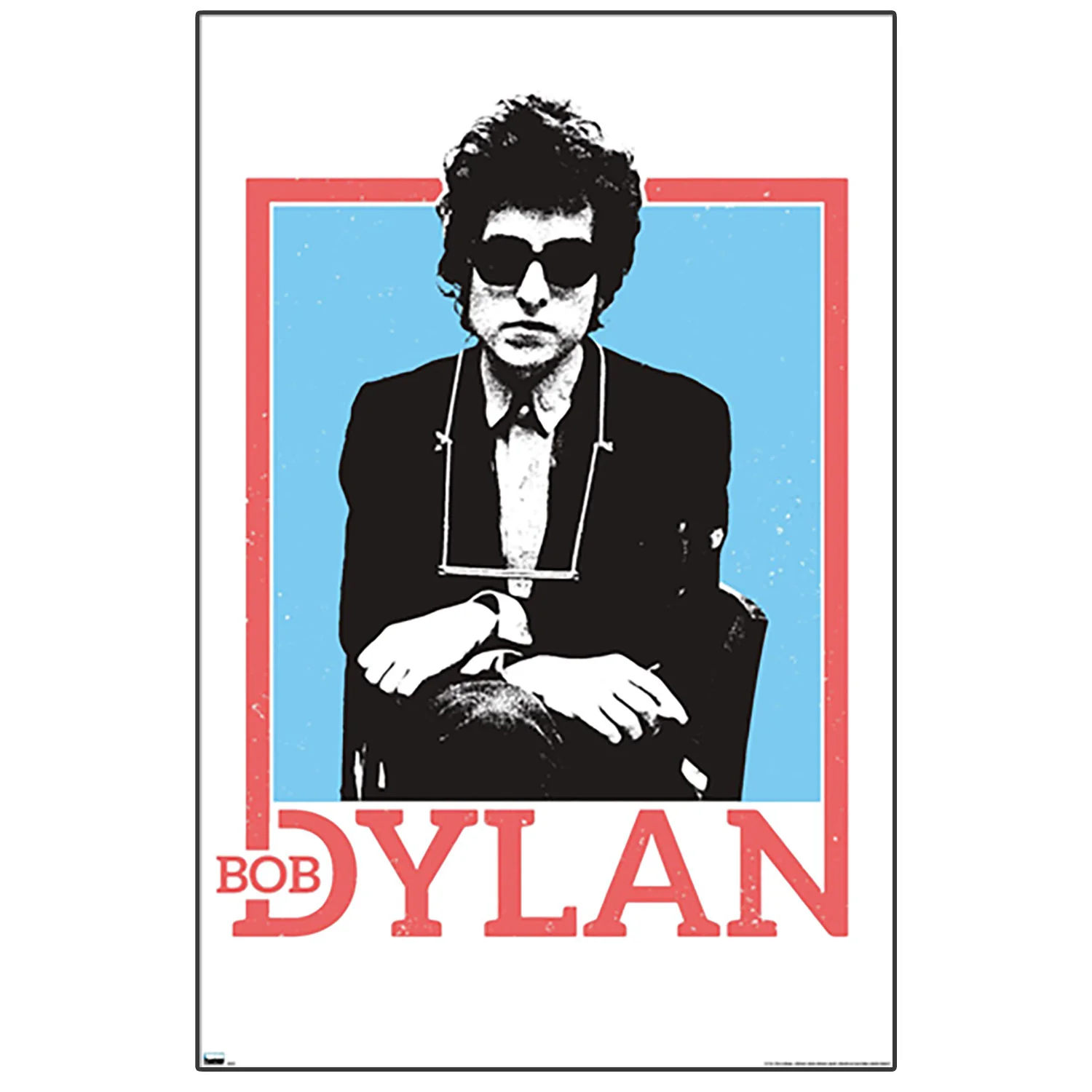Bob Dylan Harmonica Domestic Poster