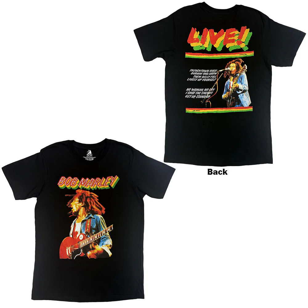 Bob Marley Live Concert T-shirt