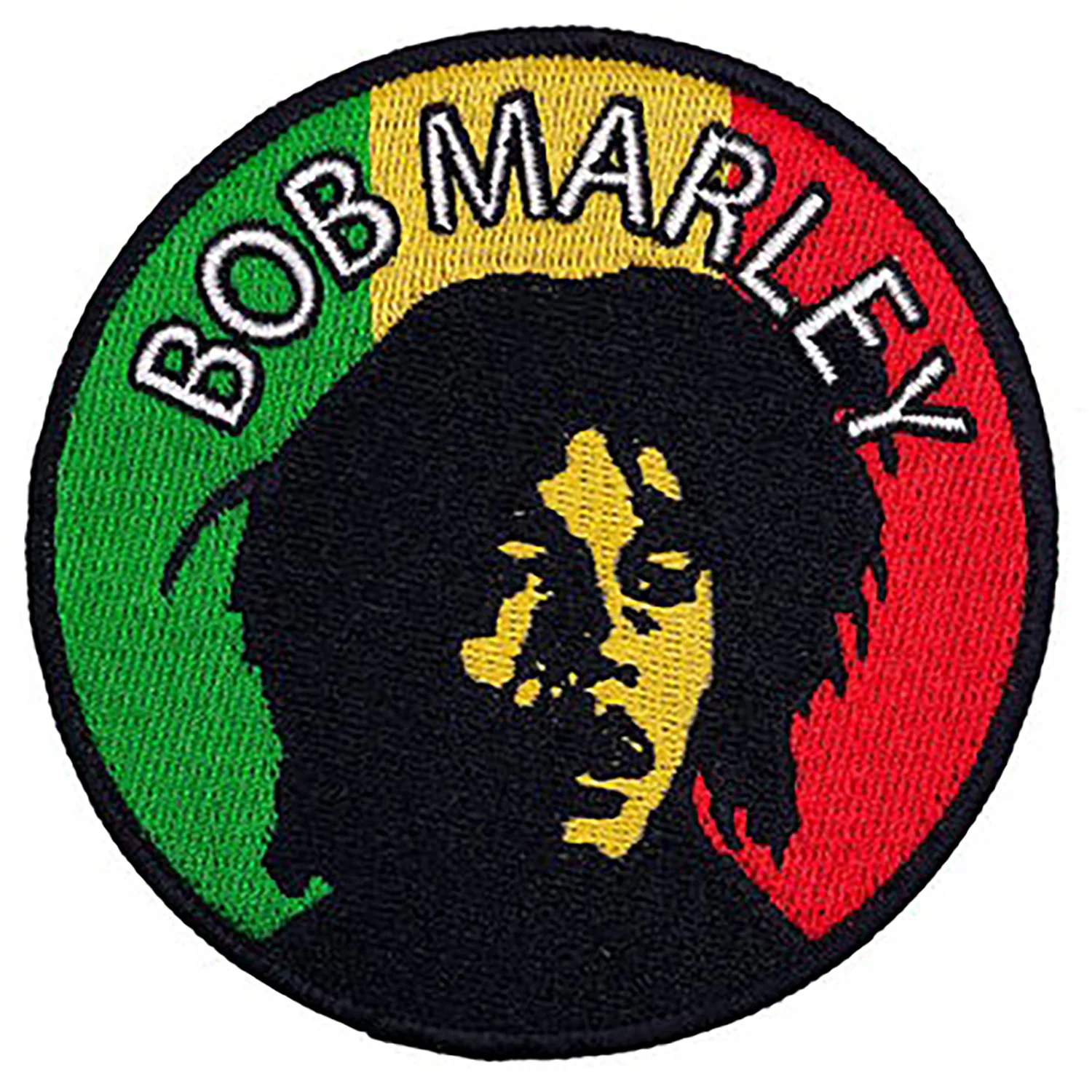 Bob Marley Rasta Circle Embroidered Patch
