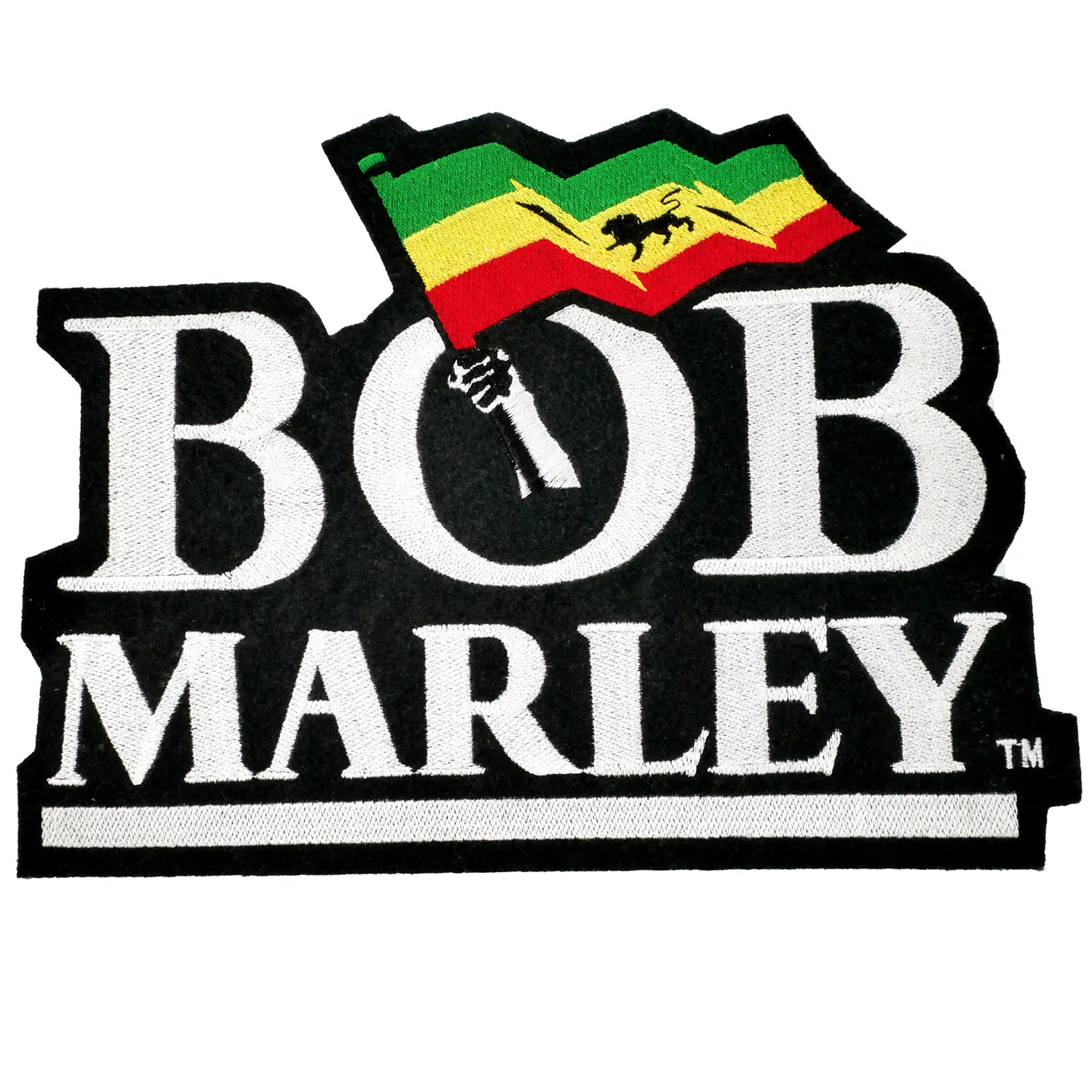 Bob Marley Rasta Lion Flag Logo Back Patch