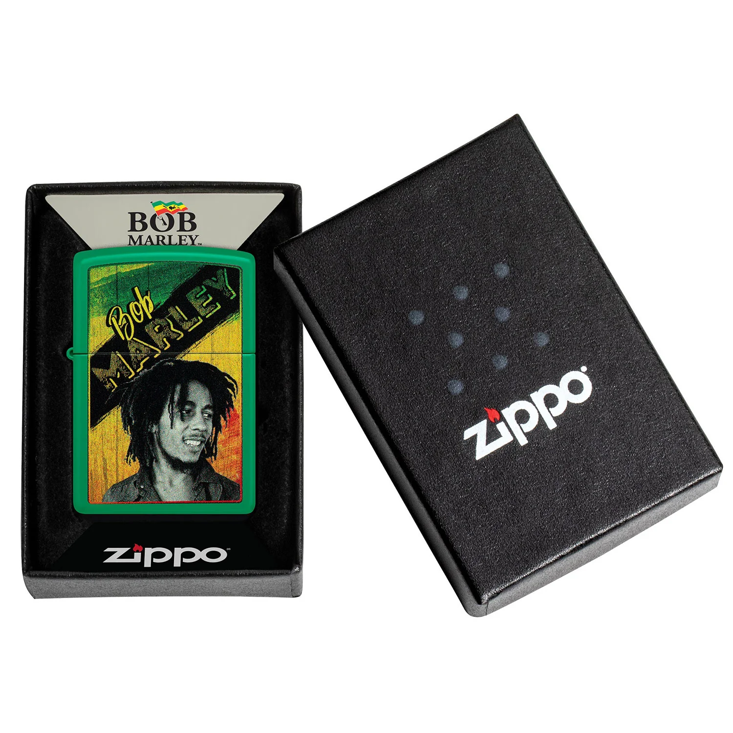 Bob Marley Smiling Photo Refillable Lighter - Image 2
