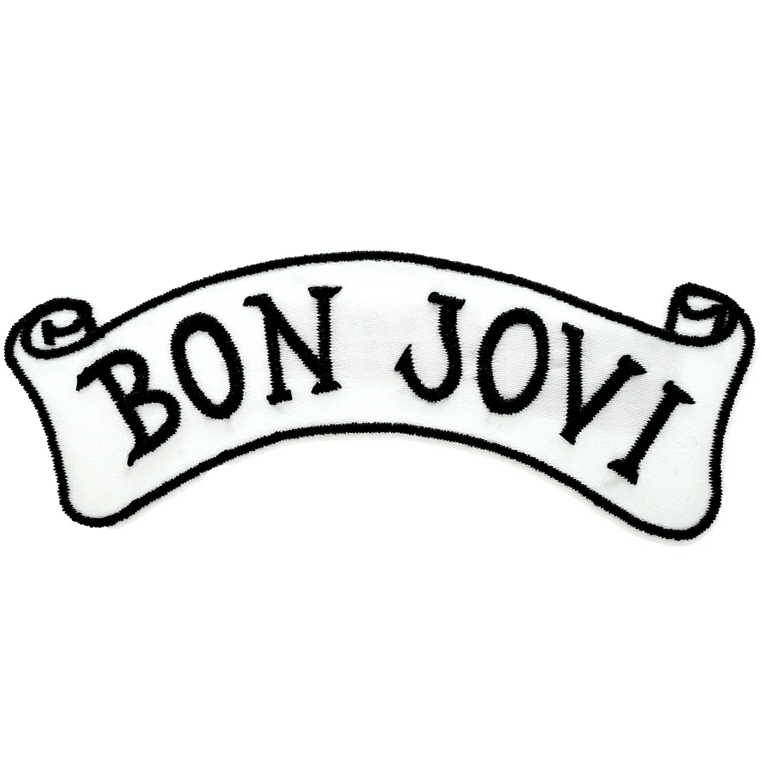 Bon Jovi Banner Logo Embroidered Patch