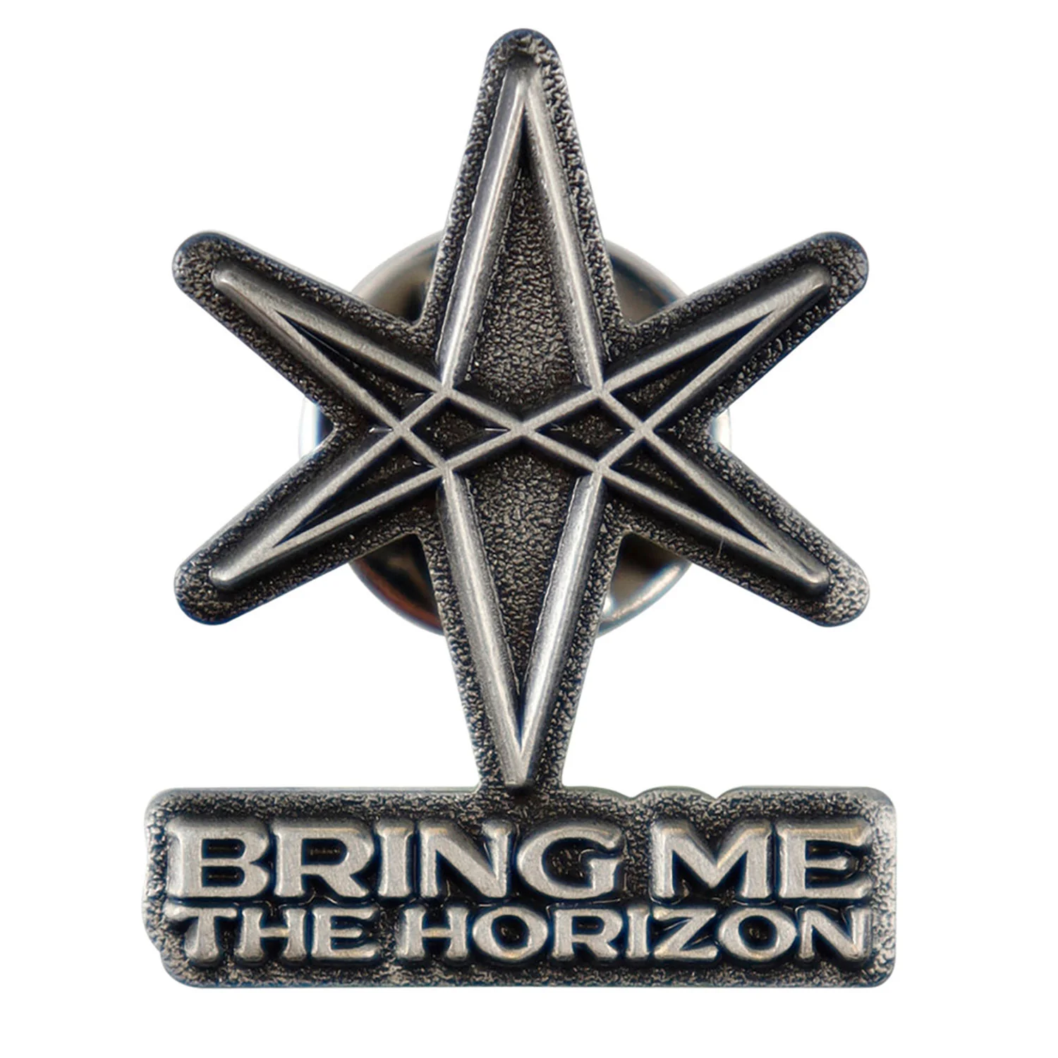 Bring Me The Horizon 6-point Star Pewter Pin Badge
