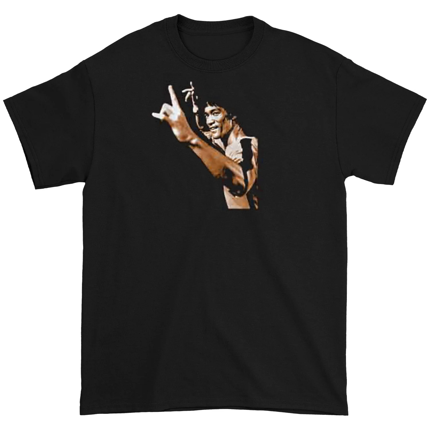 Bruce Lee Bruce Lee Fighting Stance F B T-shirt