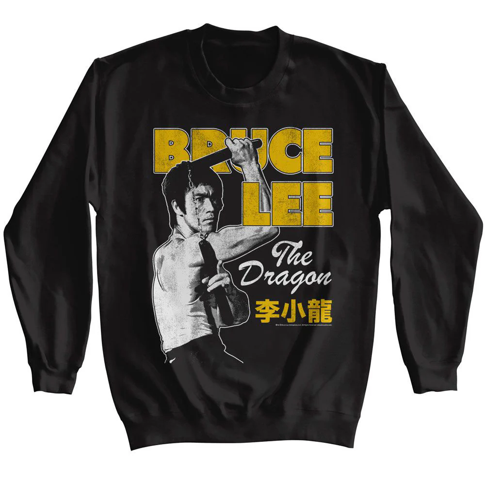 Bruce Lee Bruce Lee Nunchuck Pose Sweatshirt
