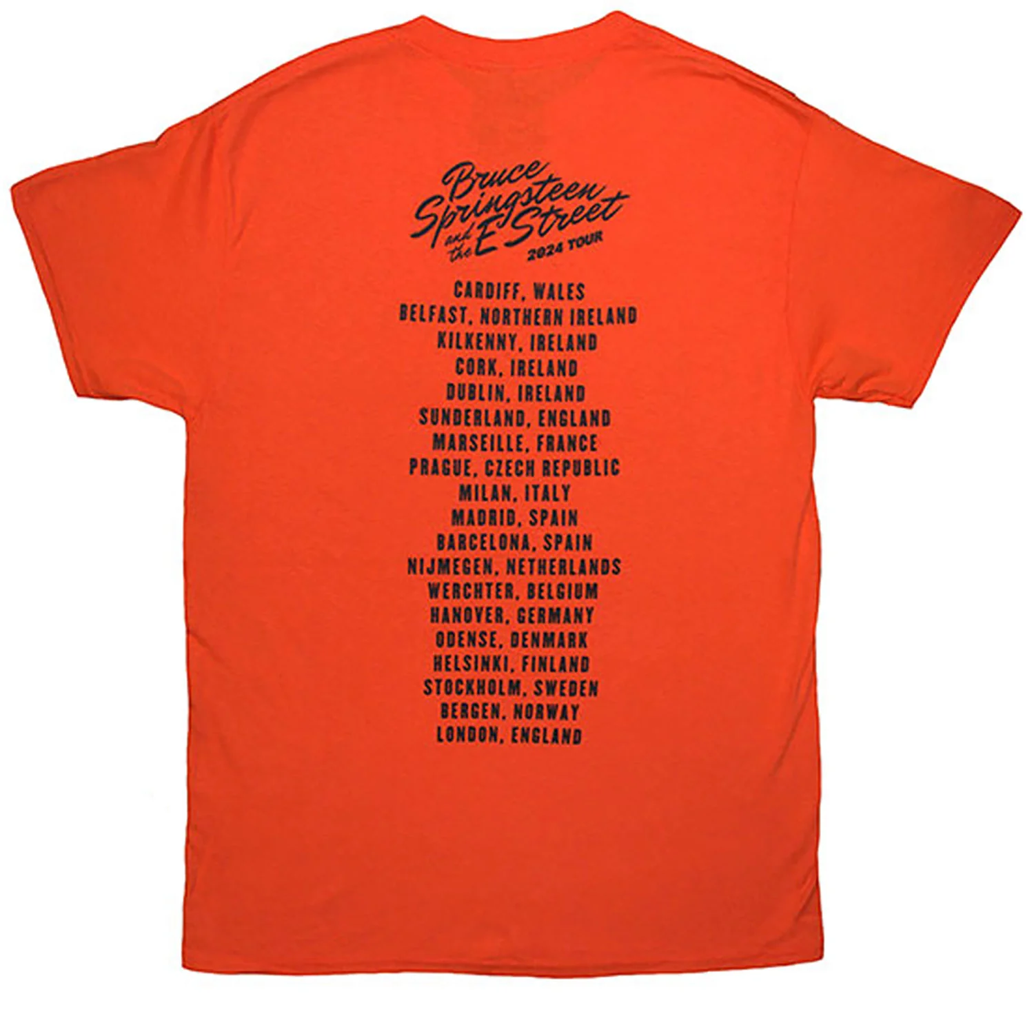 Bruce Springsteen Tour '24 River Font T-shirt - Image 2