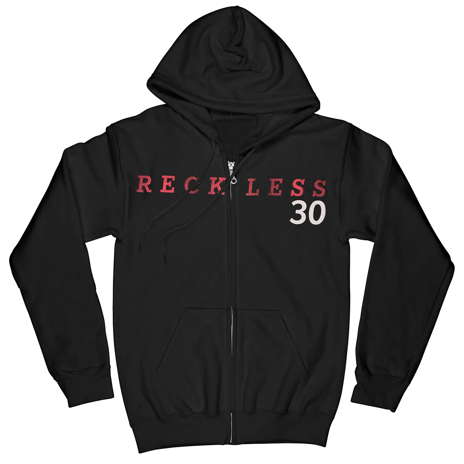 Bryan Adams Reckless 30 Zippered Hooded Sweatshirt