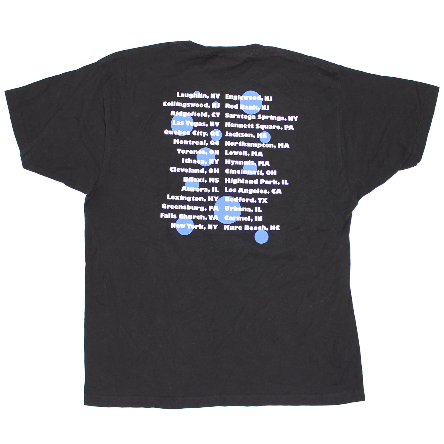 Buddy Guy Blue & Gray Tour Tee (Laughlin, NV - Kure Beach, NC) T-shirt - Image 2