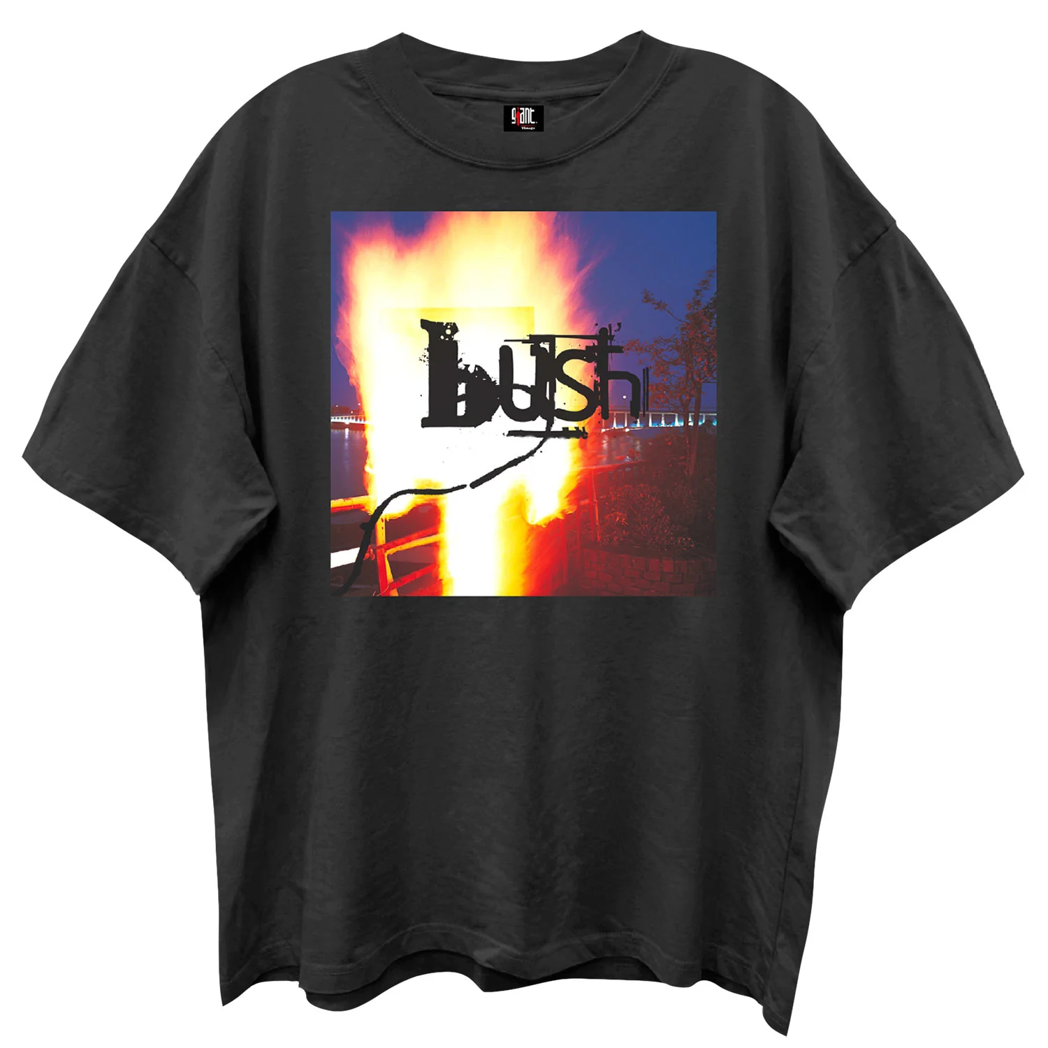Bush Fire Photo Vintage T-shirt