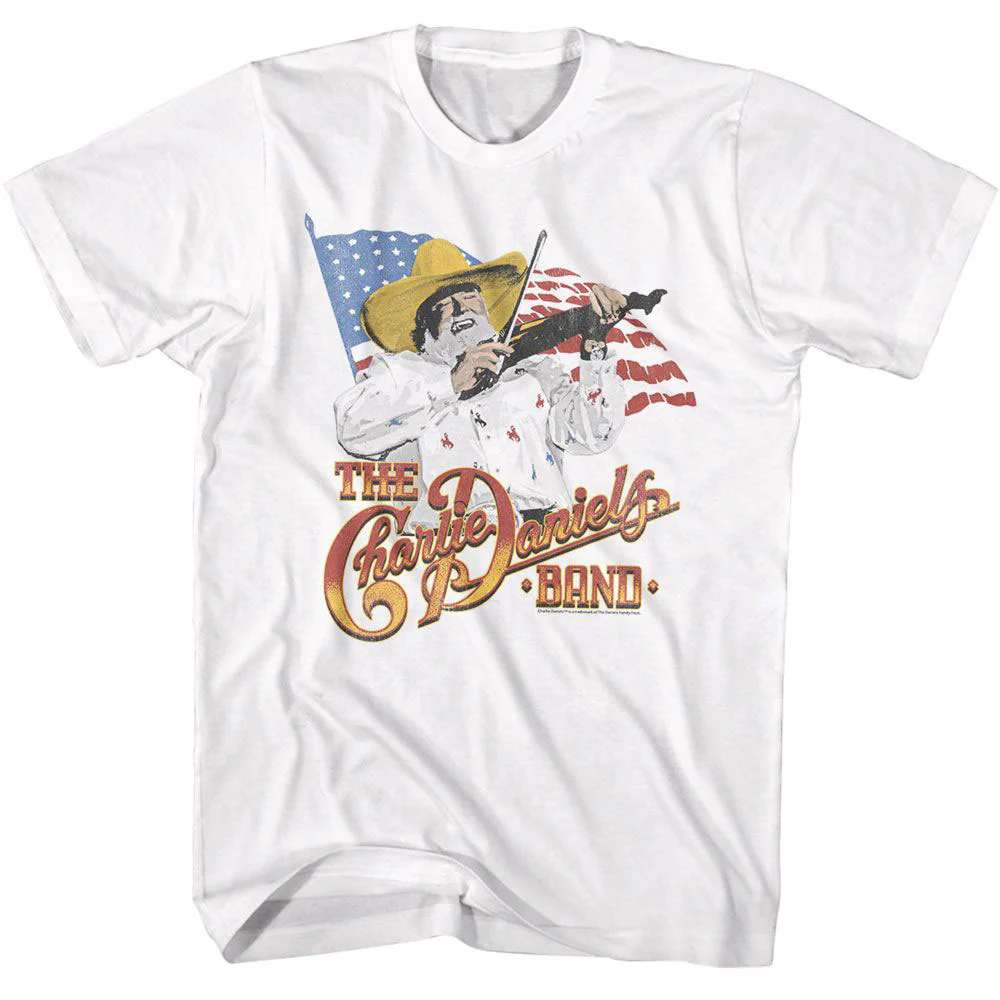 Charlie Daniels Band Cdb And The Flag T-shirt