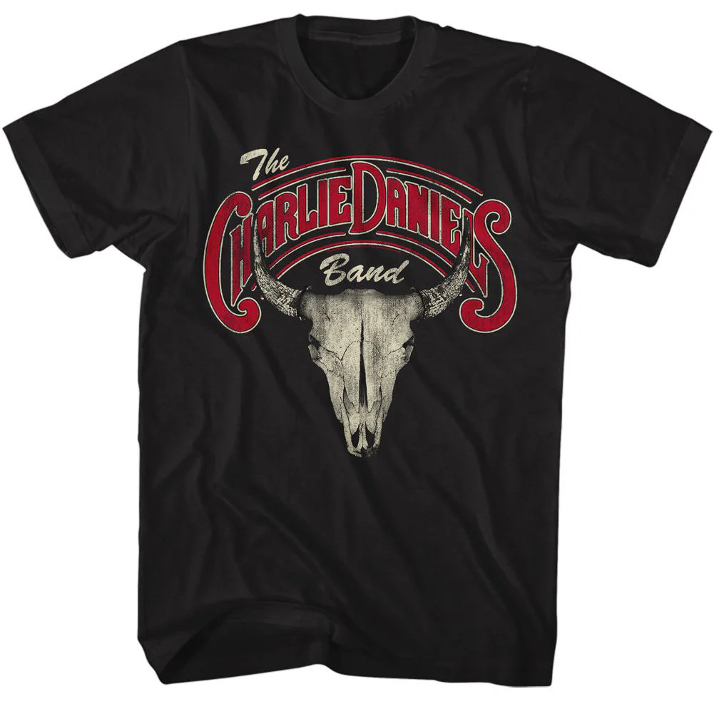 Charlie Daniels Band Cdb-skull N Logo T-shirt