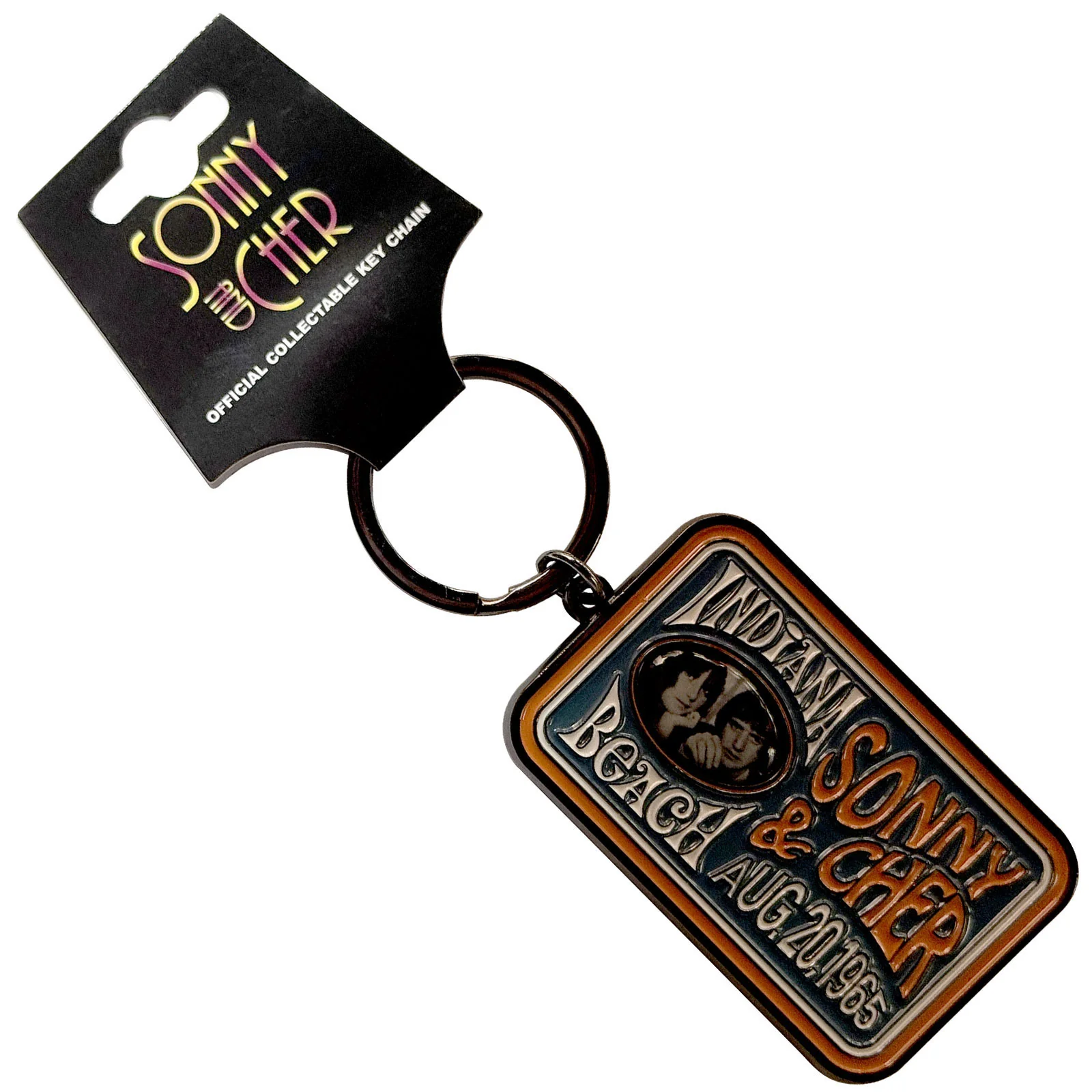 Cher Indiana Beach Metal Key Chain