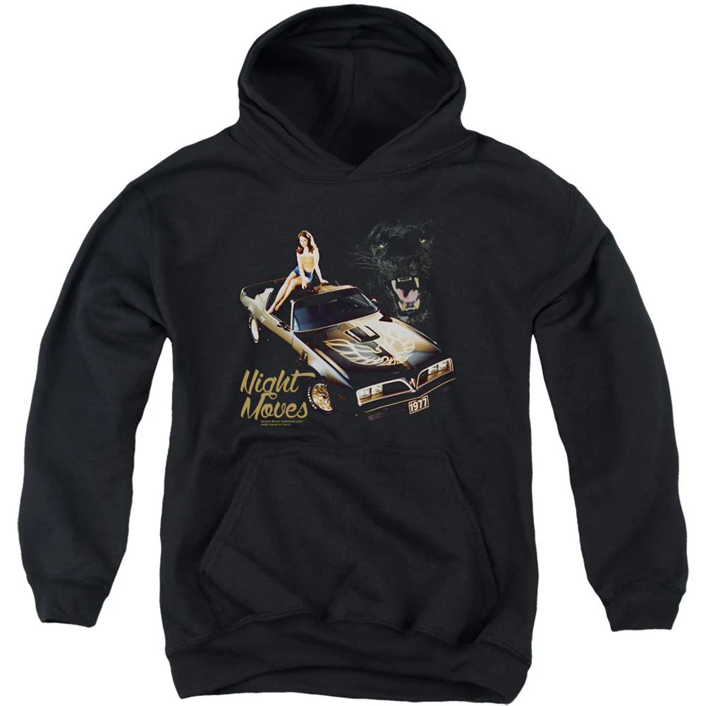 Chevy Night Moves Youth 50% Poly Hooded Sweatshirt
