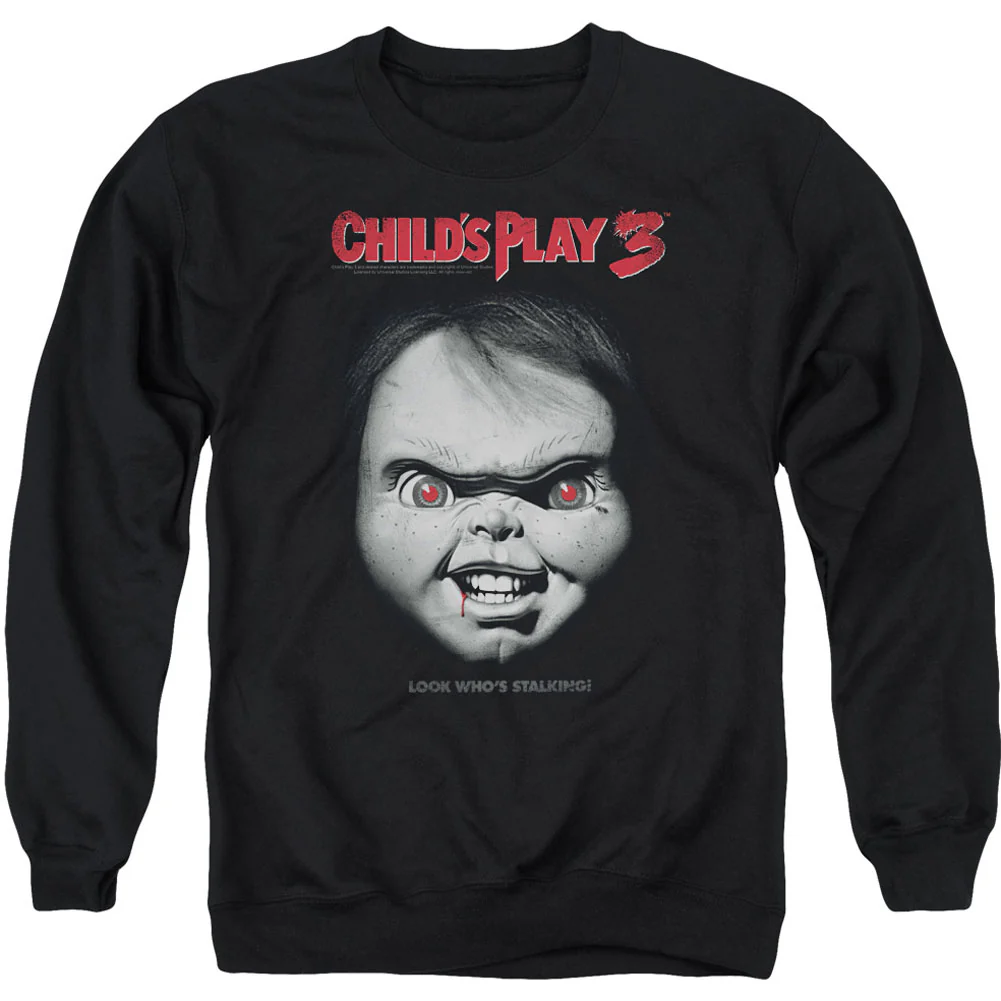 Child's Play Face Poster Adult Sweatshirt
