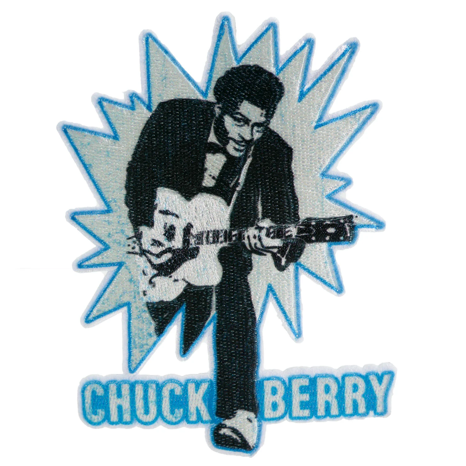 Chuck Berry Star Embroidered Patch
