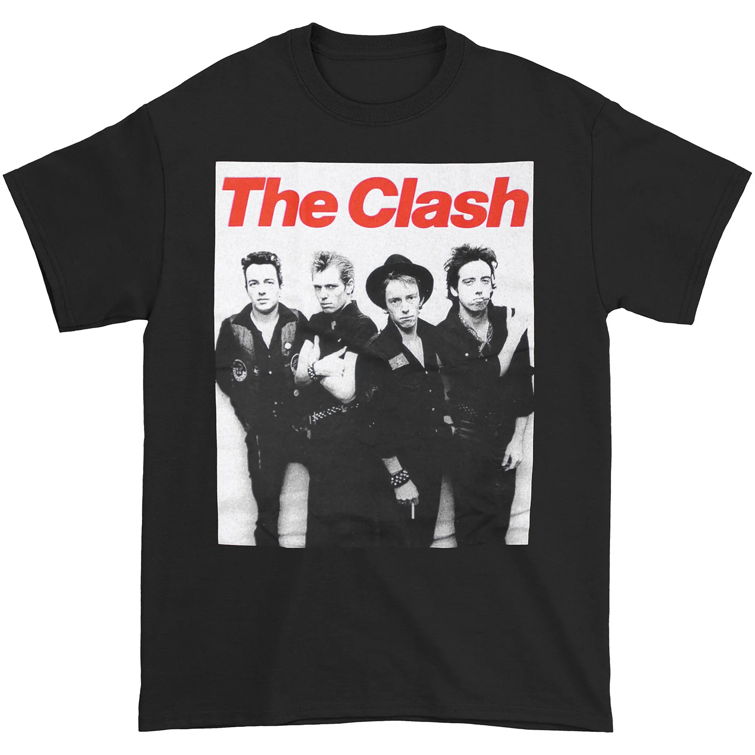 Clash B&W Group Photo Slim Fit T-shirt