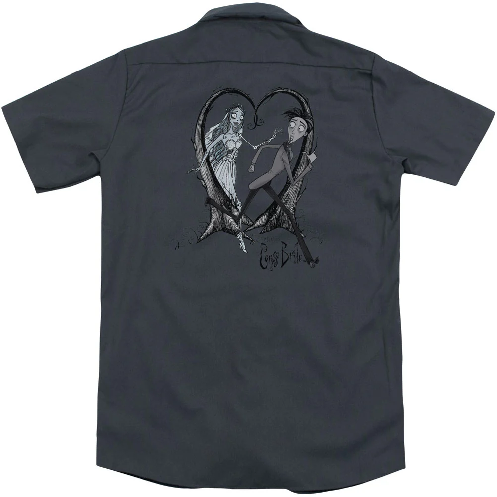 Corpse Bride Runaway Groom (Back Print) Workshirt - Image 2