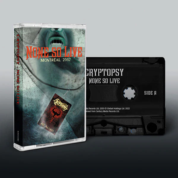 Cryptopsy None So Live Music Cassette Cassette Tape