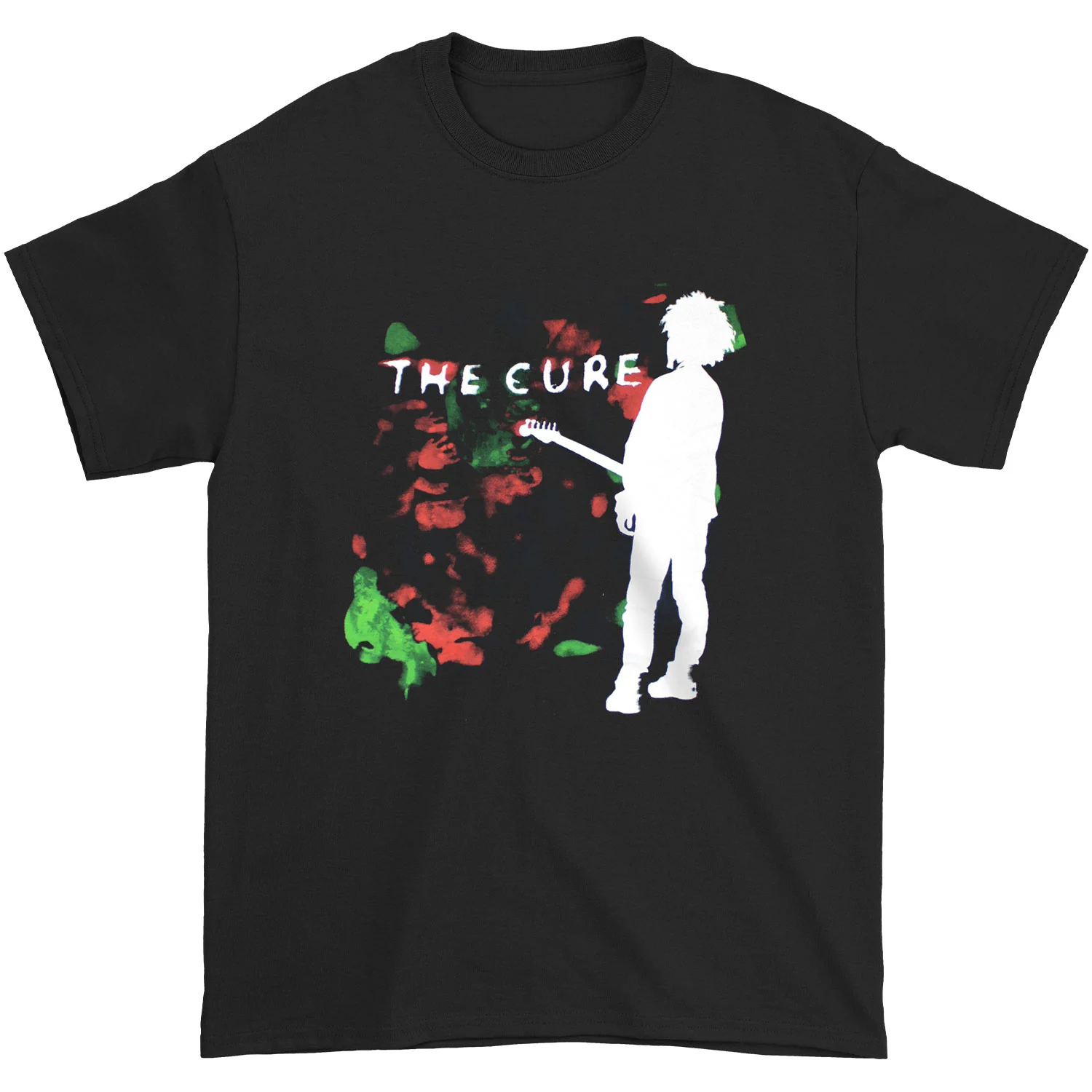 Cure Guitar Silhouette Boys Don''t Cry T-shirt