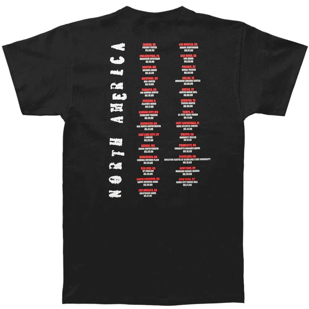 Cure North America Tour 2008 T-shirt - Image 2