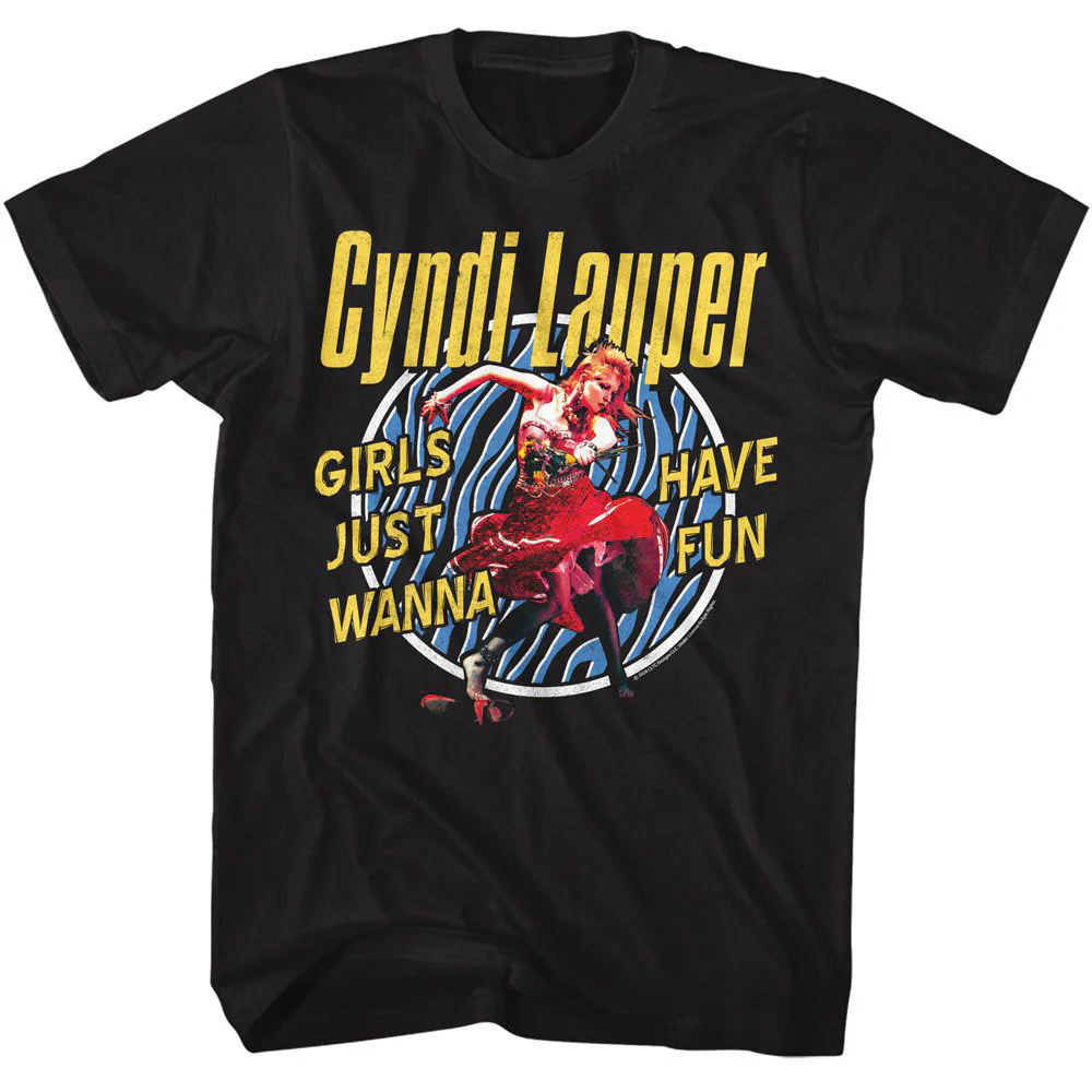 Cyndi Lauper Cyndi Lauper Girls Just Wanna T-shirt