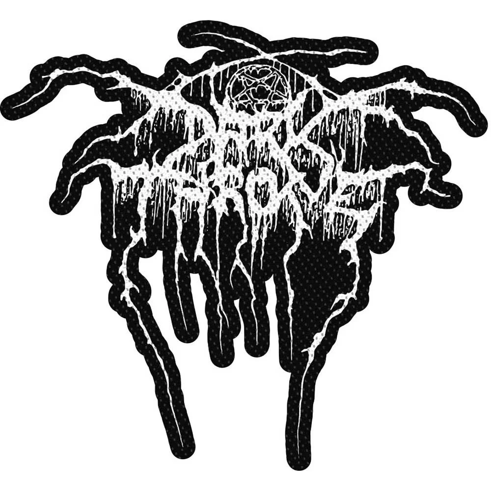 DarkThrone Logo Cut Out Woven Patch