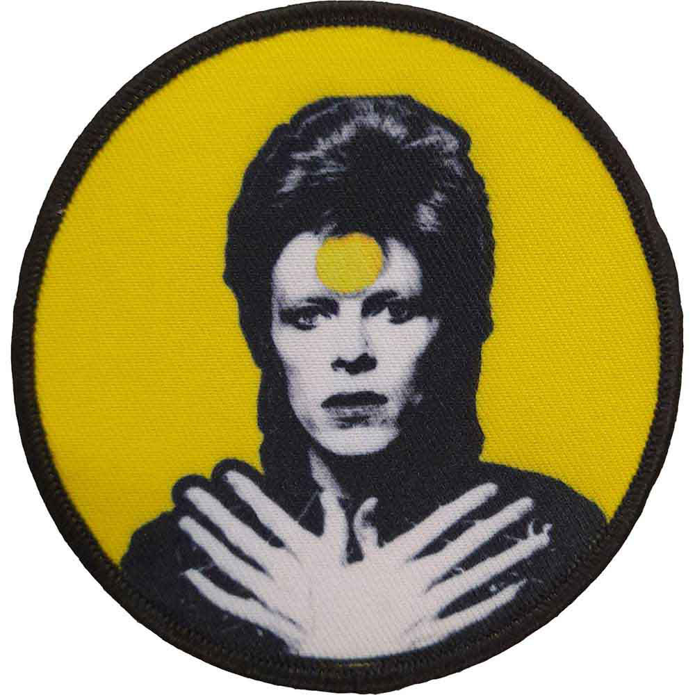 David Bowie Hands Crossed Woven Patch