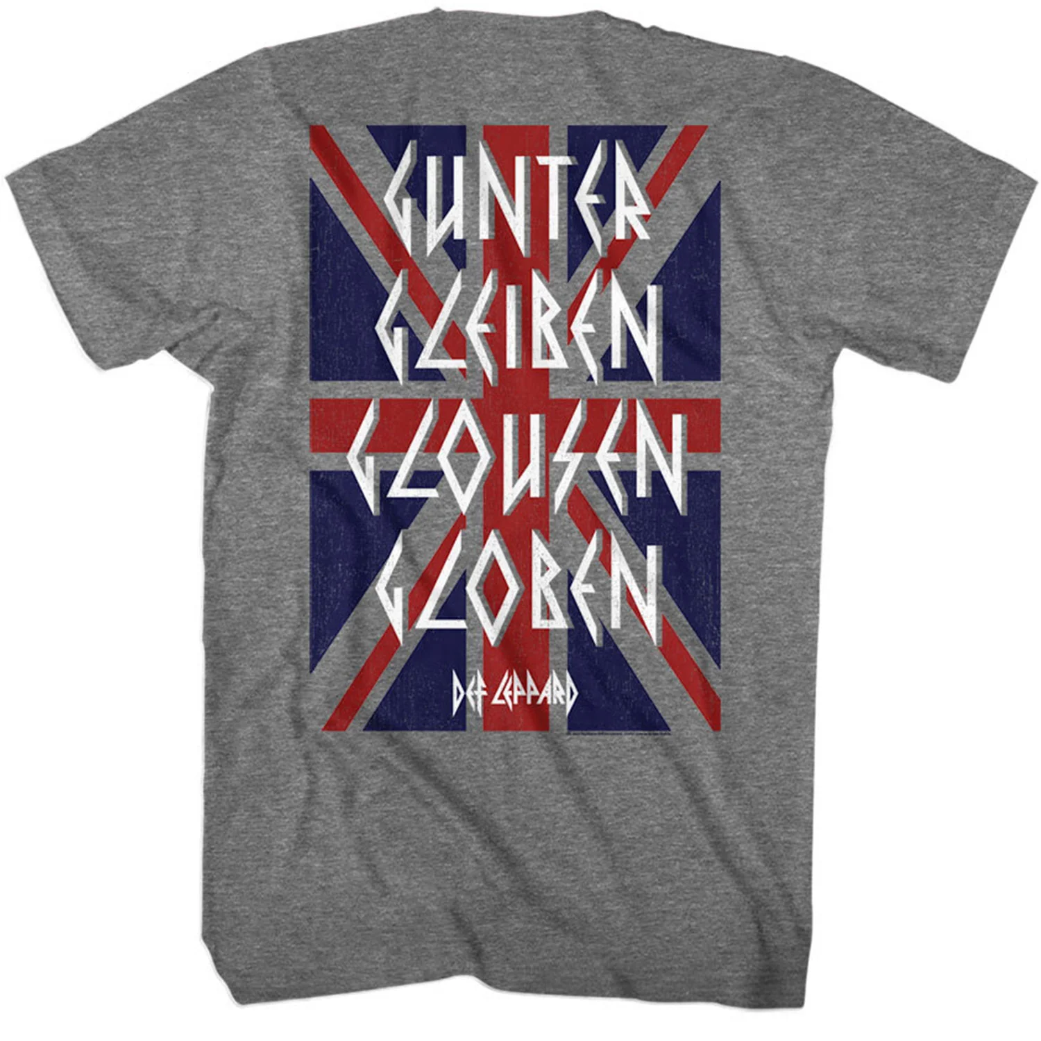Def Leppard Def Leppard Gunter Gleiben Front And Back T-shirt - Image 2