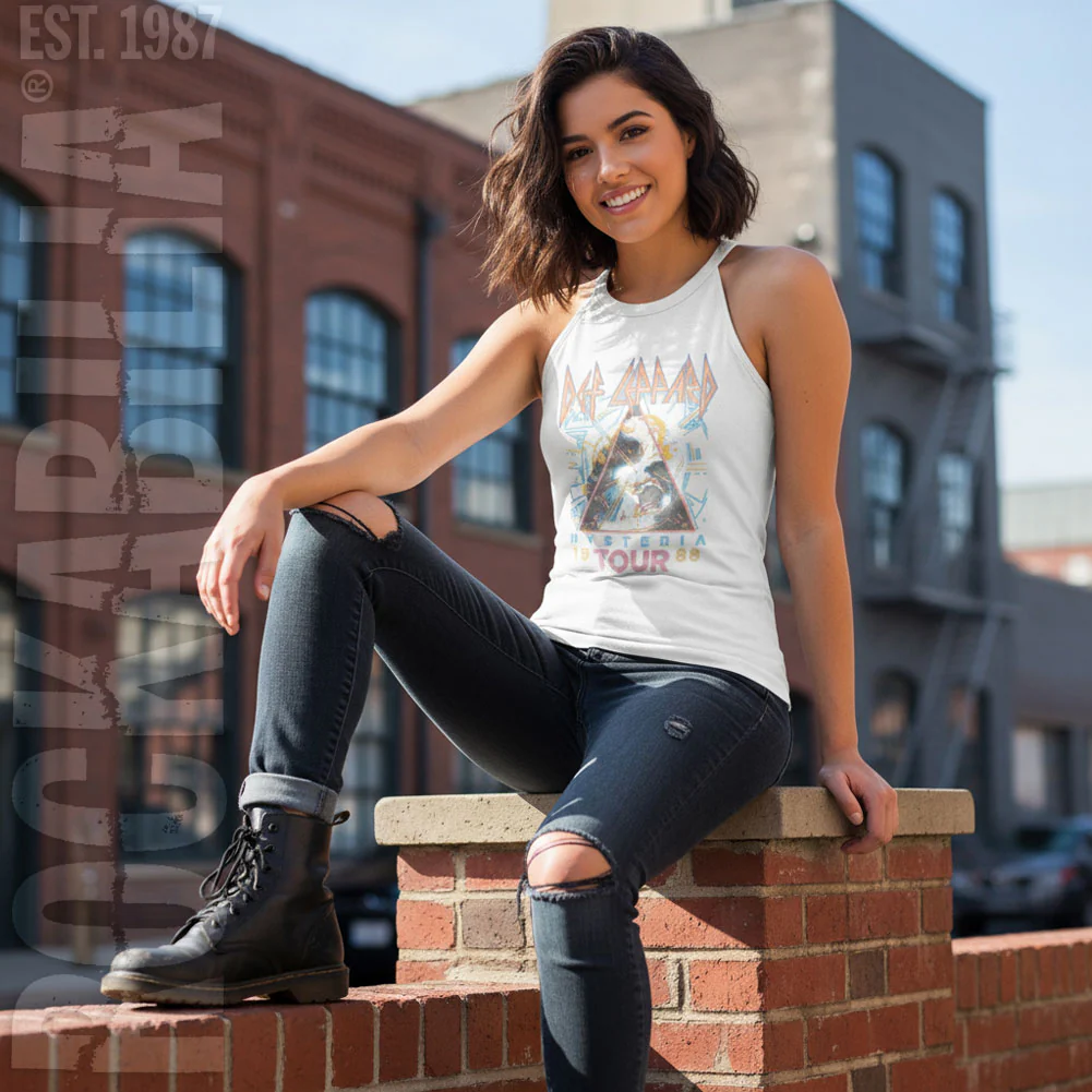 Def Leppard Def Leppard Hysteria 88 Womens Tank - Image 2