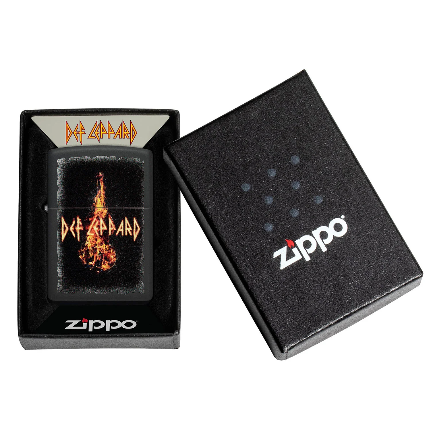 Def Leppard Flaming Logo Refillable Lighter - Image 2