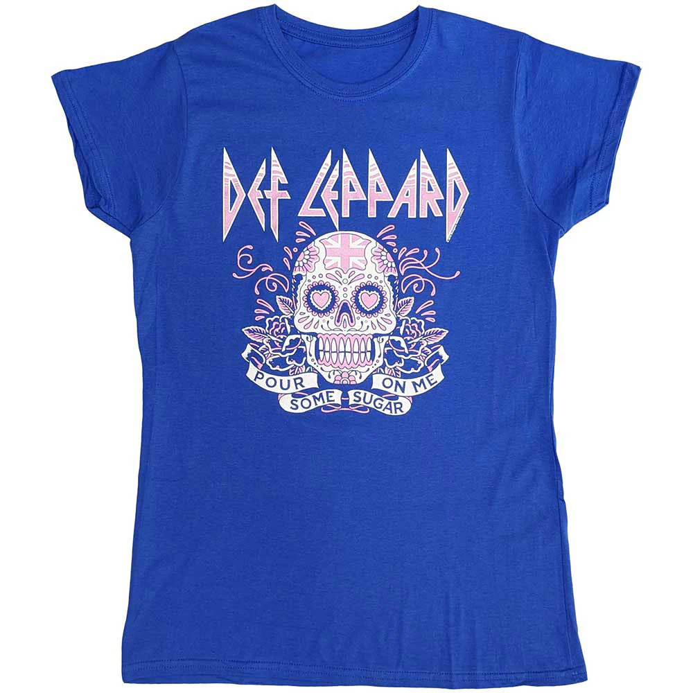 Def Leppard Pour Some Sugar On Me Skull Tour 2019 Junior Top