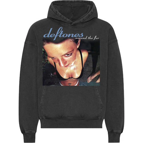Deftones Around The Fur Stone Wash Hooded Sweatshirt