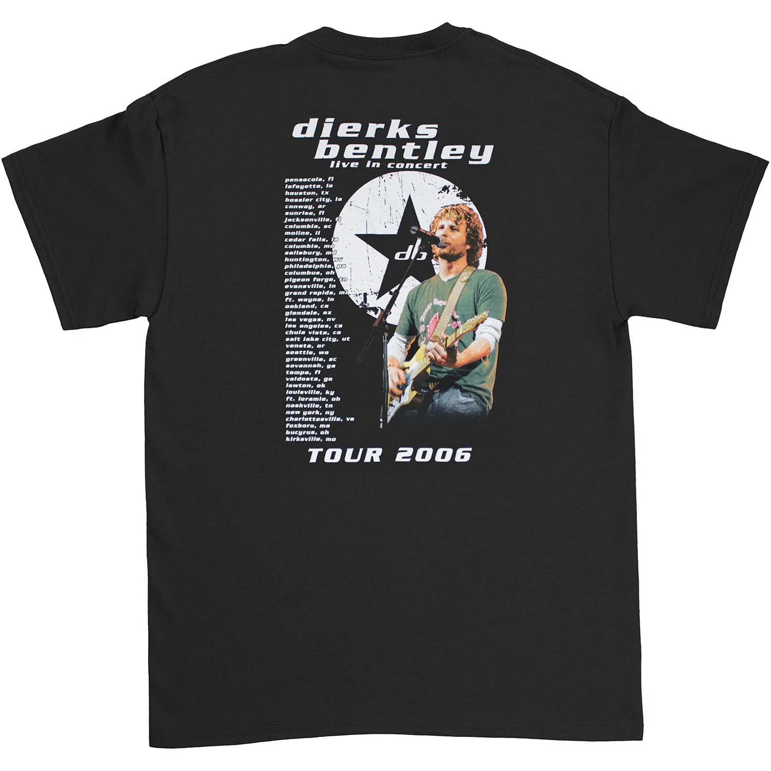 Dierks Bentley live in concert Tour 2006 T-shirt - Image 2