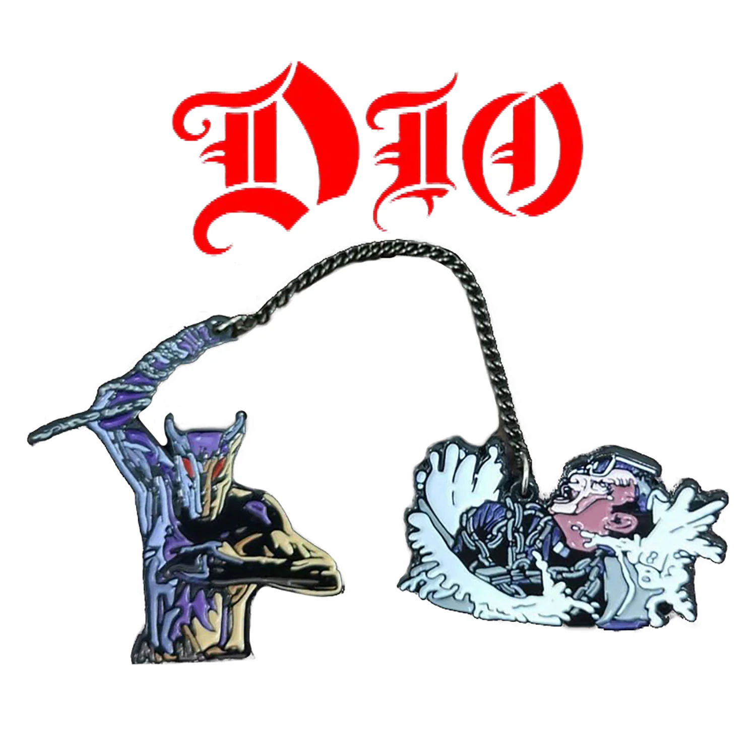 Dio Holy Diver Enamel Pins With Magnet Add Ons Pewter Pin Badge