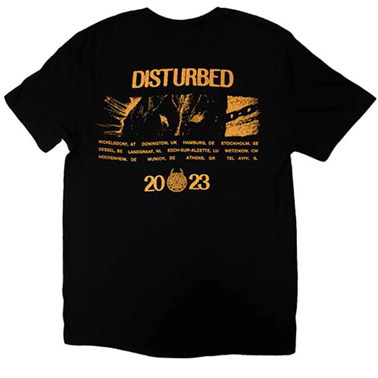 Disturbed European Tour '23 Split Face T-shirt - Image 2